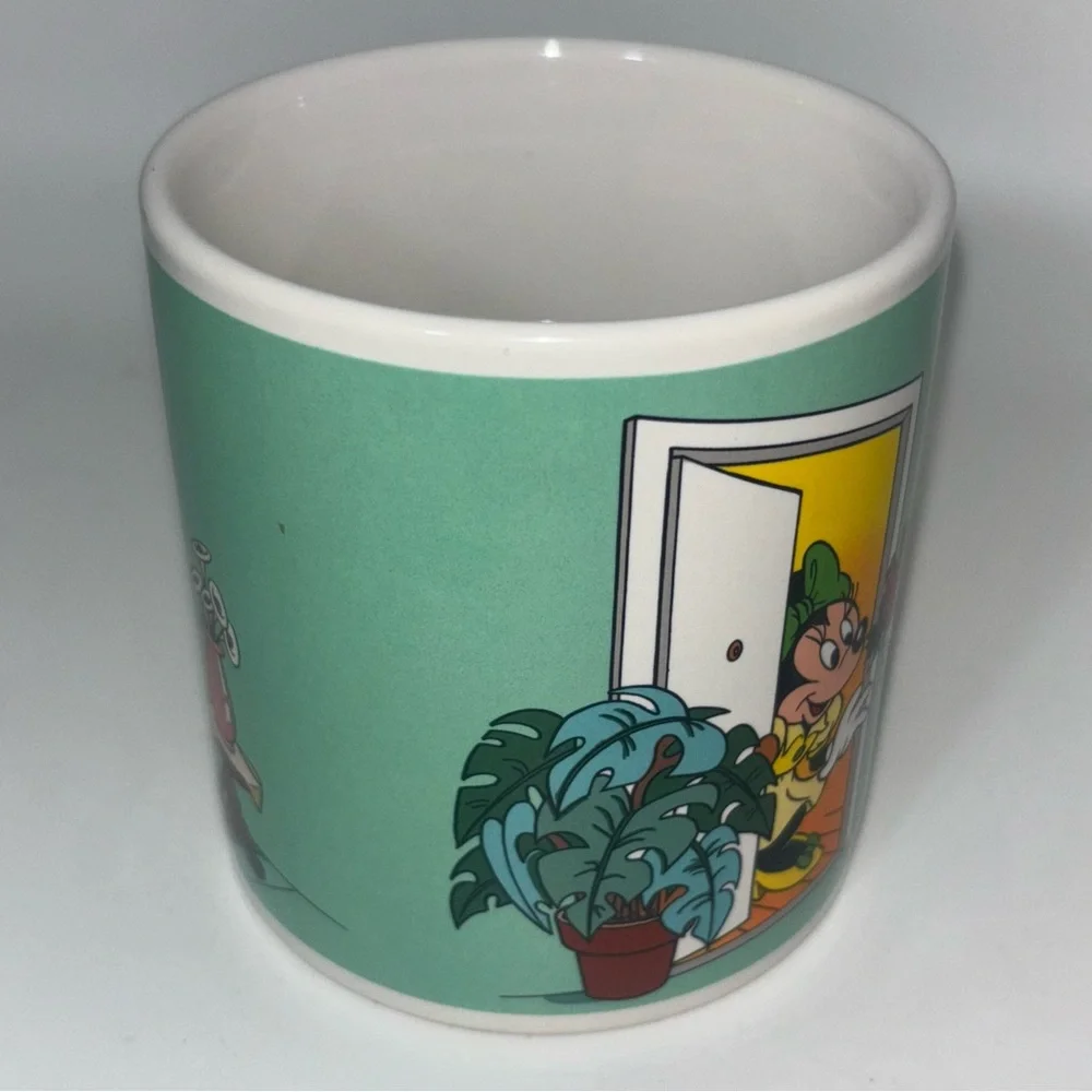 Minnie and‎ Mickey Mouse Vintage 1987 Walt Disney Mug Applause Happy Birthday